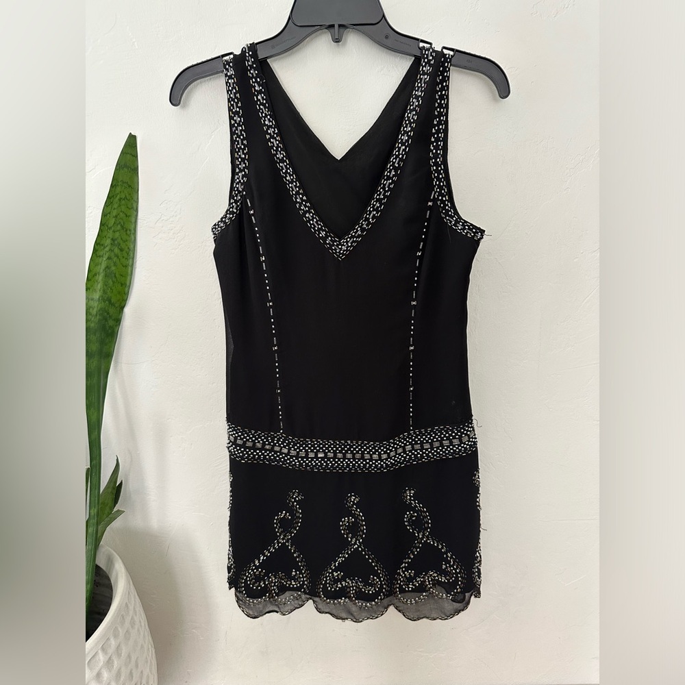 Beaded shift dress